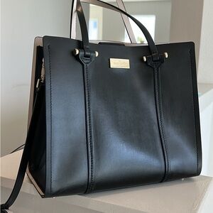 Kate Spade Black Leather Shoulder Bag
